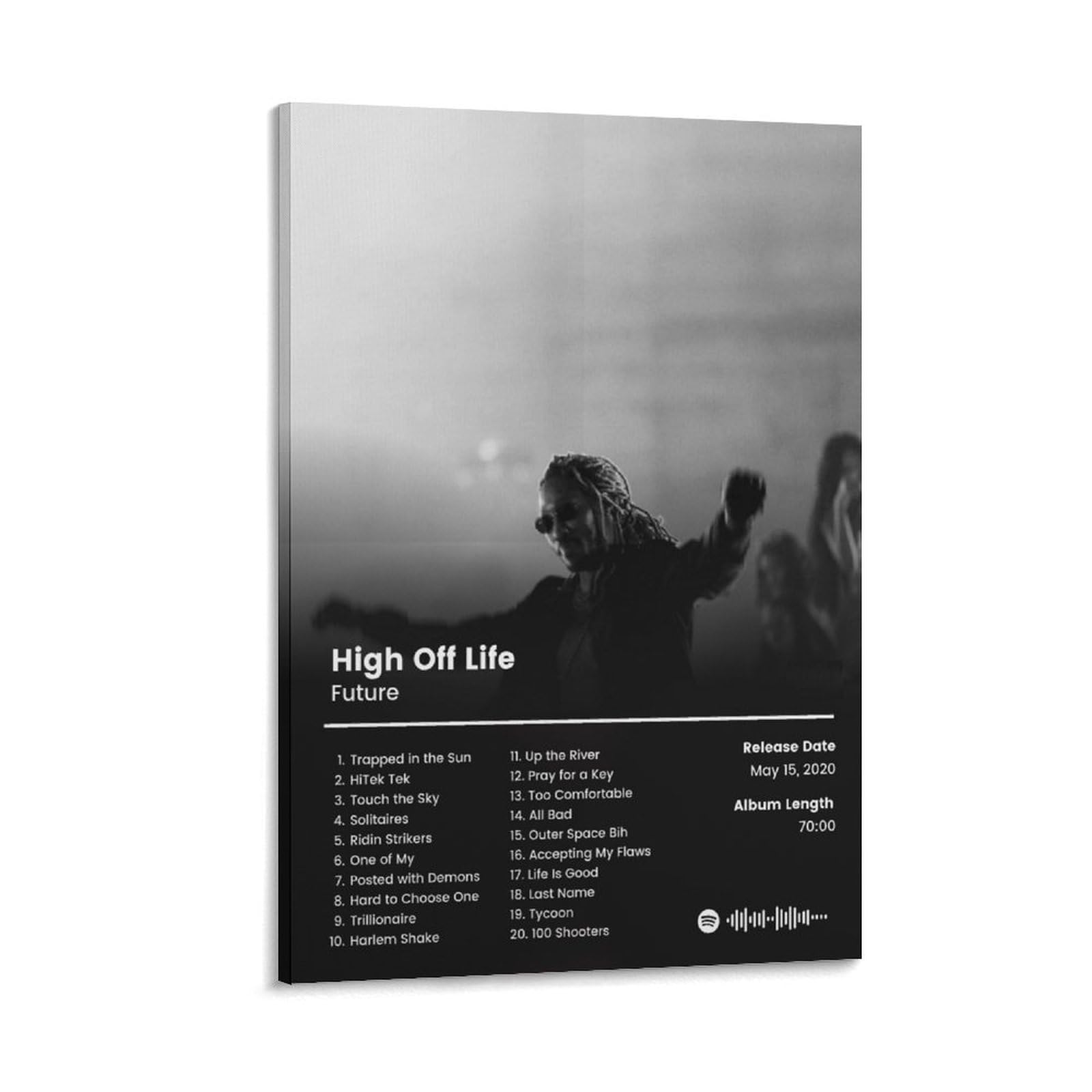 Amazon.com: Future Poster High Off Life Album Cover Canvas Poster
